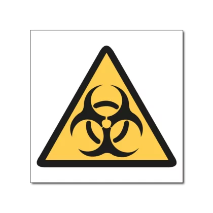 Biologisch risico bord / sticker