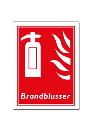 Brandblusser bord / sticker
