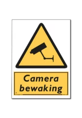 Camera bewaking bord / sticker