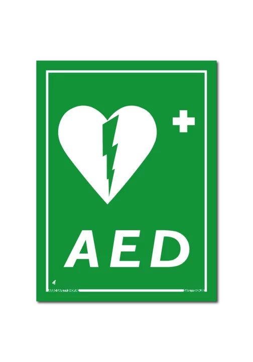 AED bord / sticker
