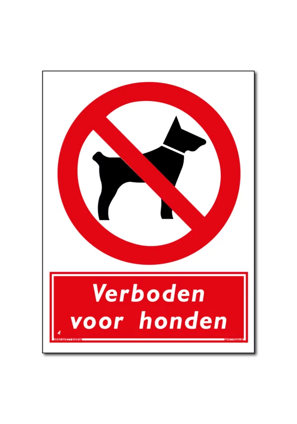 bord verboden voor honden