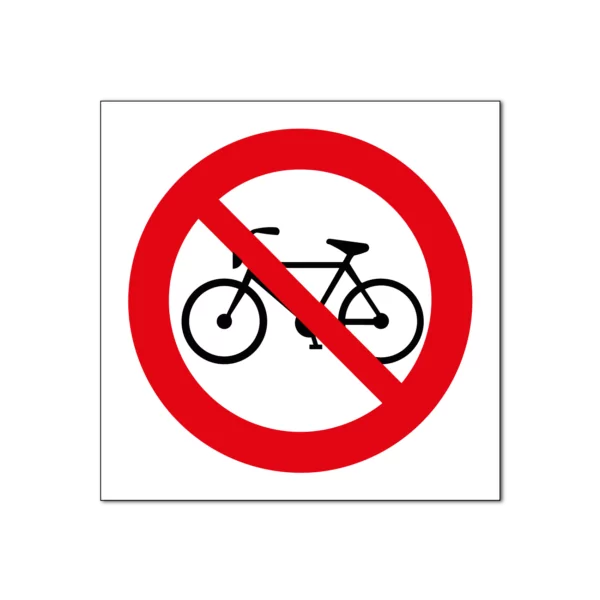 verboden fietsen te plaatsen