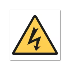 Elektriciteit of Hoogspanning bord / sticker