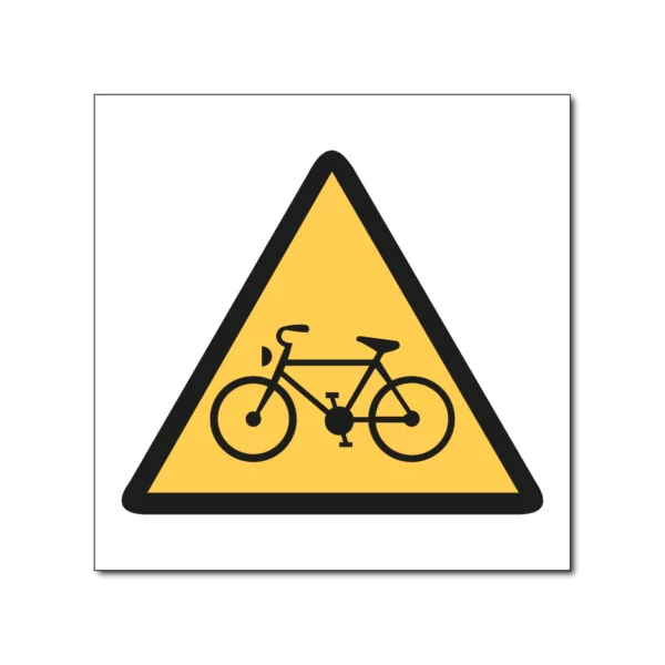 waarschuwingsbord fietsers