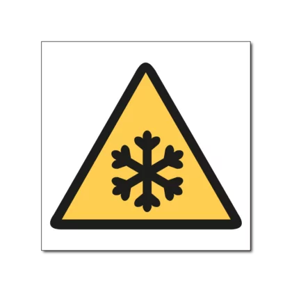 Lage temperatuur bord / stickers