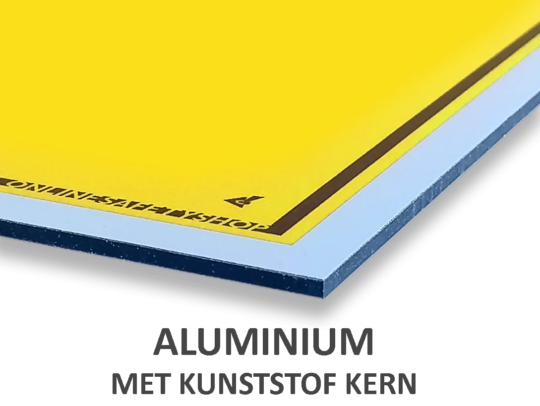 Waarschuwing bord arbo materiaal