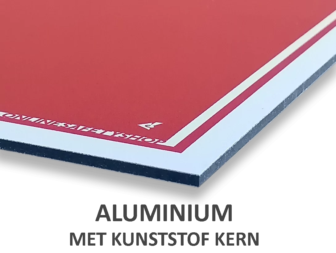 Verboden te parkeren / eigen terrein - combinatie bord / sticker - Afbeelding 3