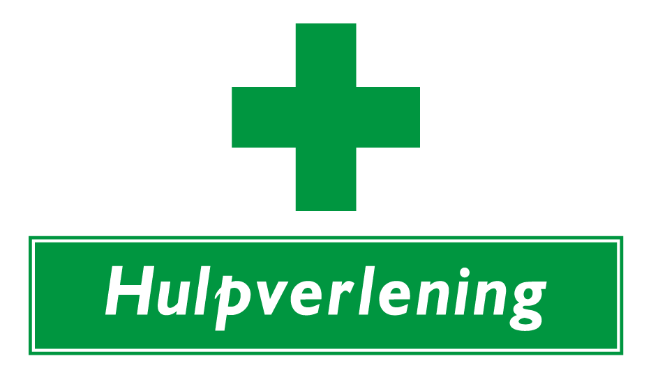 Opslag BHV materiaal bord / sticker - Afbeelding 2