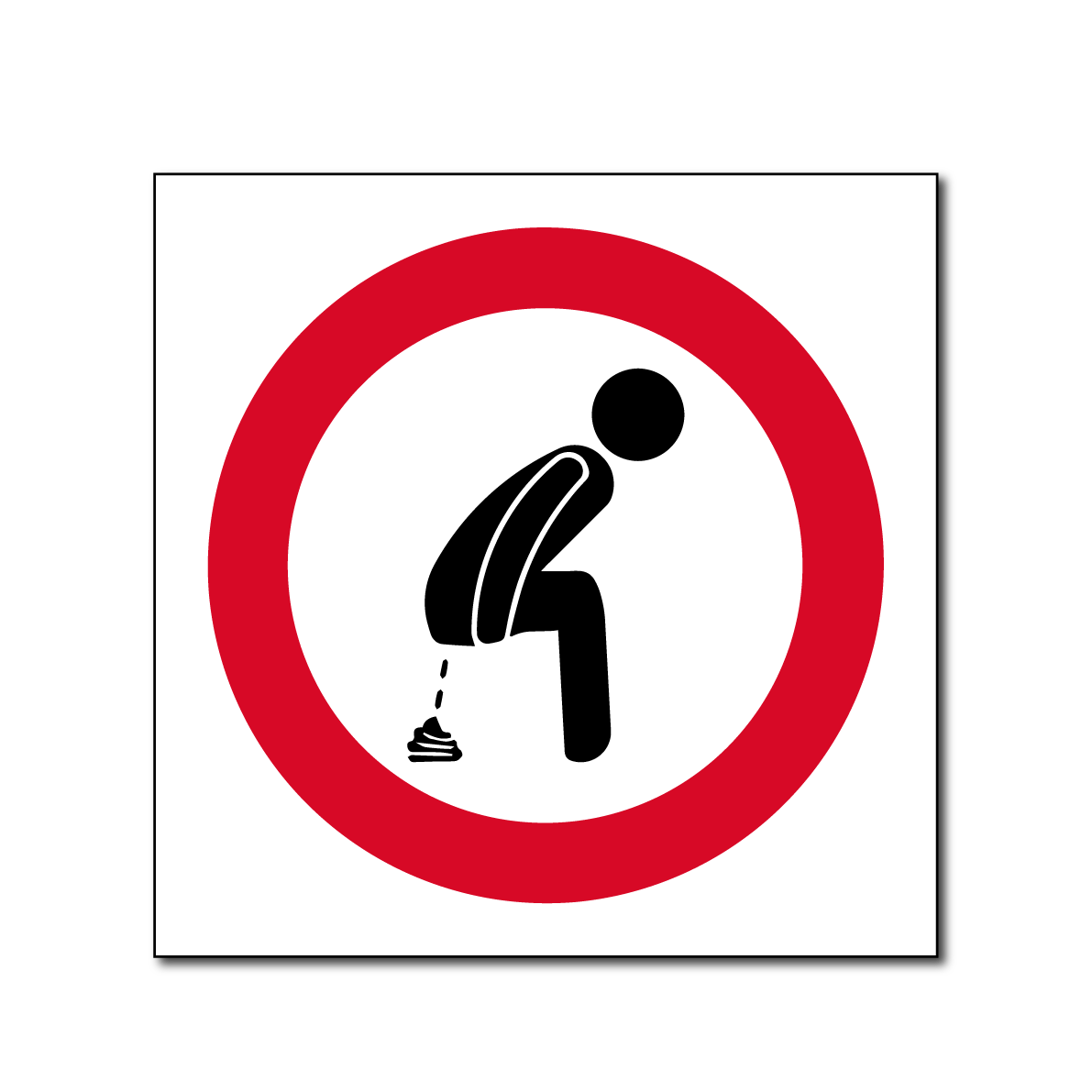 Verboden te wildpoepen