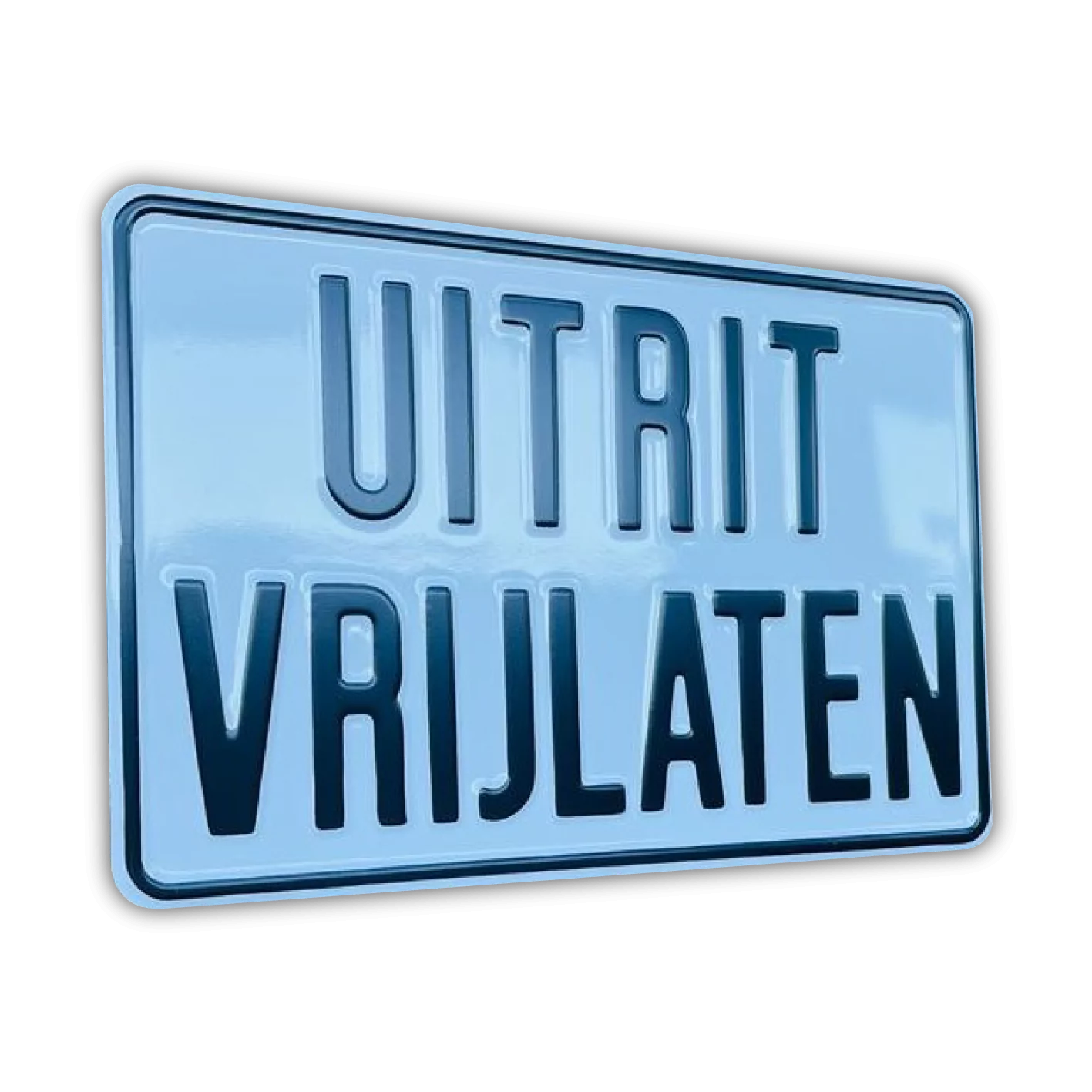 uitrit vrijlaten bord
