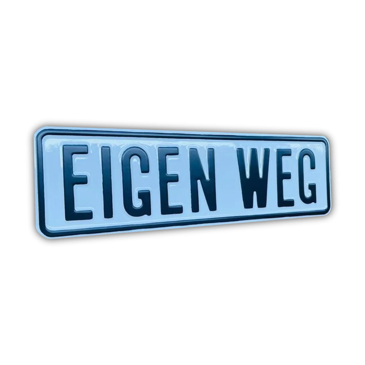 Eigen Weg Aluminium Geperst Bord