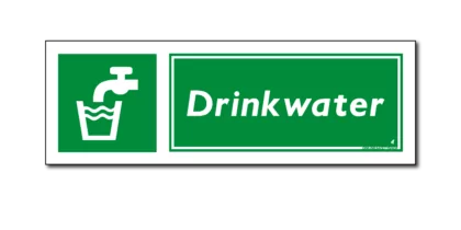 Drinkwater bord / sticker
