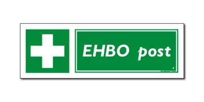 EHBO Post bord / sticker