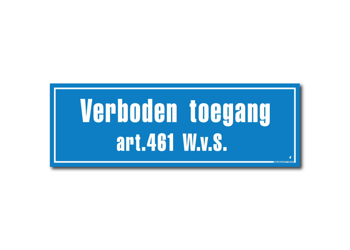 Verboden Toegang Borden en stickers