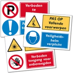 Combinatieborden / Stickers