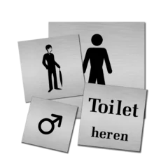 Deurbordje Toilet heren