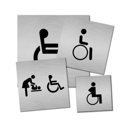 Deurbordje Toilet Invaliden / verschoonruimte