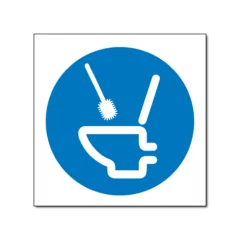 Leave the Toilet Clean Sign / Sticker