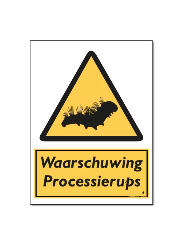 waarschuwing processierups