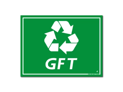 GFT Recycling Bord / Sticker
