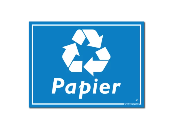 Recyclingsbord Papier