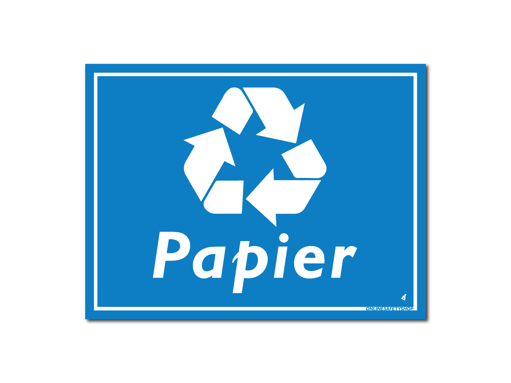 Recyclingsbord Papier