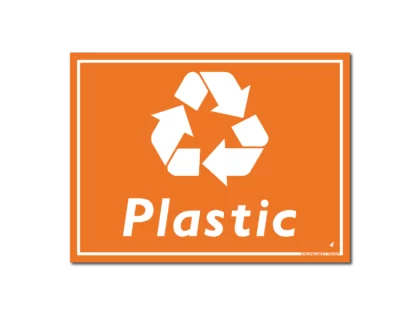Plastic Recycling Bord / Sticker