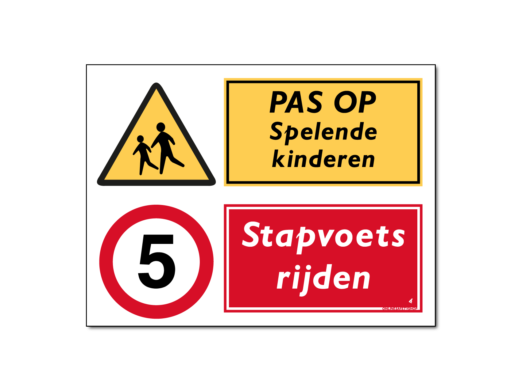 Pas Op Spelende Kinderen