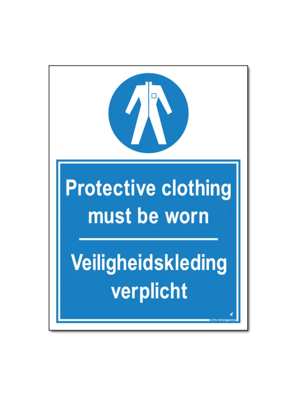 Protective clothing must be worn