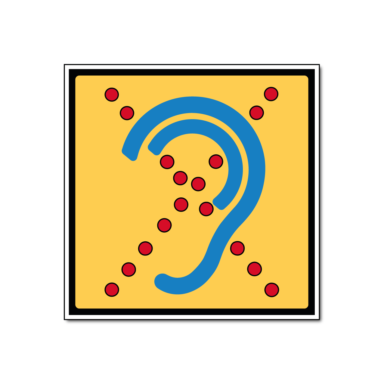 Slechthorend Bord / Sticker