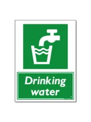 Drinking Water bord / sticker
