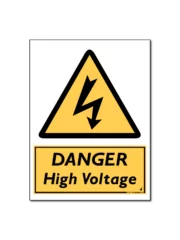 High Voltage bord / sticker