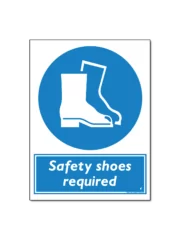 Safety Shoes Required bord / sticker